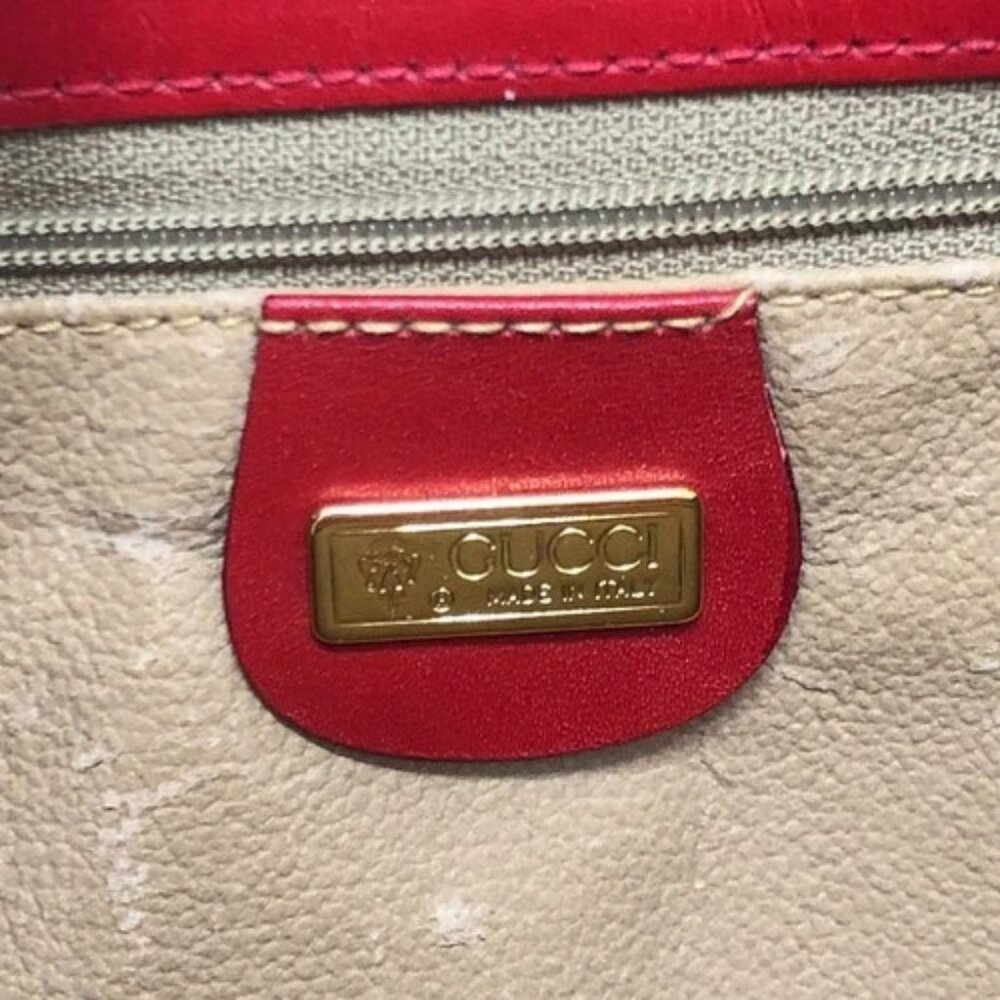 GUCCI 004-113-0364 Old Gucci GG pattern 2-Way Clutch Bag Shoulder Bag - Picture 10 of 15